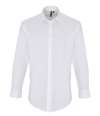 PR244 Premier Long Sleeve Stretch Fit Poplin Shirt White colour image